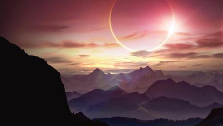 Total eclipse wallpaper