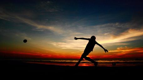 Beach soccer wallpaper