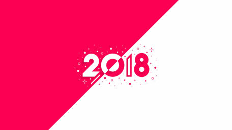 Bright and Festive New Year Celebration Wallpaper 2018 wallpaper