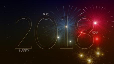 2018 Happy New Year wallpaper