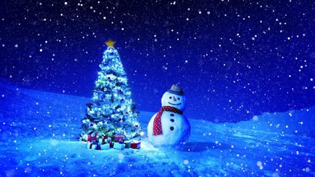 Festive Winter Wonderland Celebration wallpaper