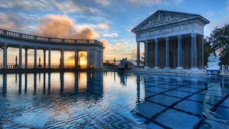 Neptune Pool at Hearst Castle wallpaper