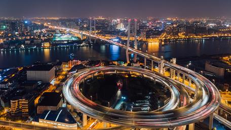 Shanghai Nanpu Bridge wallpaper