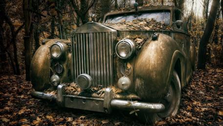 Rolls Royce classic car wallpaper