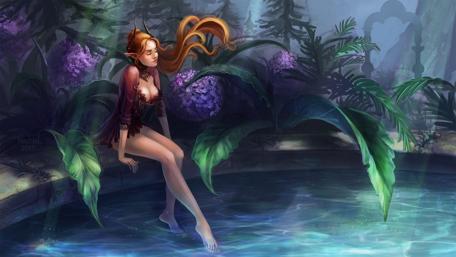 Fairy in Enchanted Dreamland wallpaper