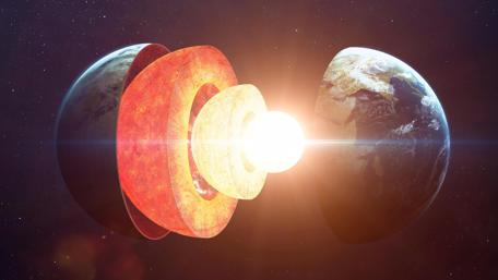 The core of the Earth wallpaper