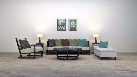 Lliving room design wallpaper