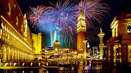Venice Fireworks wallpaper