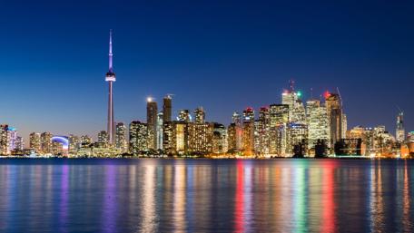 Toronto at night wallpaper