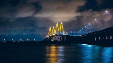 Hartman Bridge, Baytown, Texas wallpaper