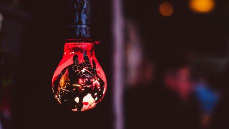 Red bulb wallpaper