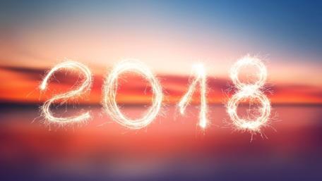 2018 sparkling wallpaper