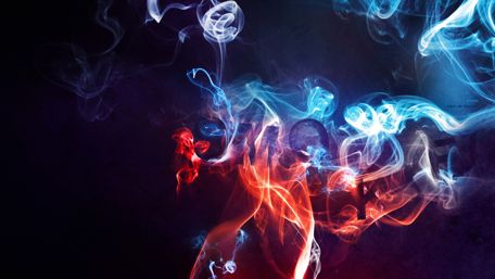 Smoke art wallpaper