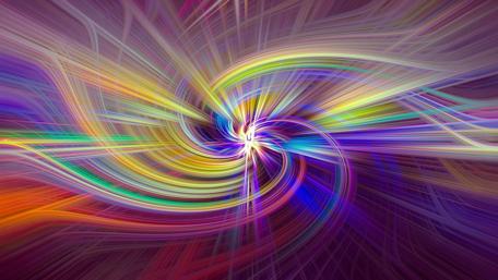 Colorful vortex wallpaper