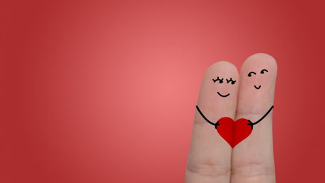 Love of Fingers wallpaper