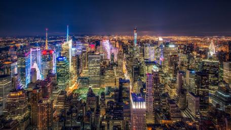 New York at night wallpaper