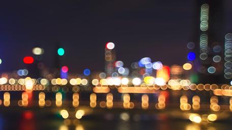 City light spots wallpaper