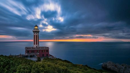 Punta Carena Lighthouse - Italy wallpaper