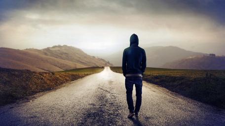 Guy in hoody wallpaper