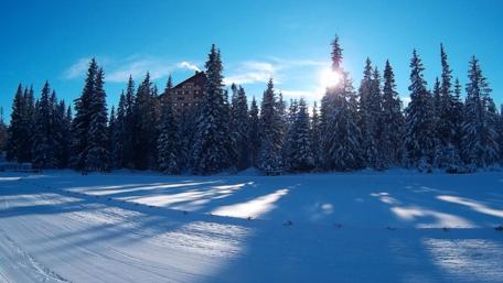 Strbske Pleso in winter wallpaper
