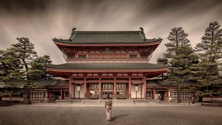 Heian Shrine (Japan) wallpaper