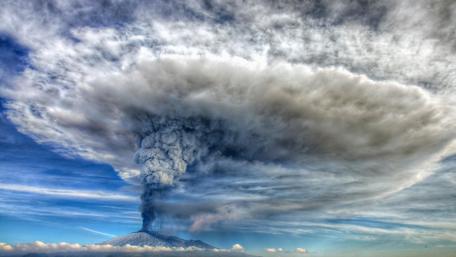 Mount Etna eruption wallpaper