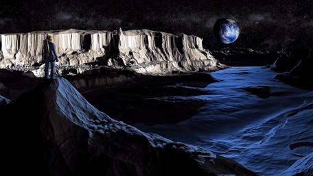 From the moon to Earth wallpaper