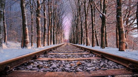 Rail tracks wallpaper