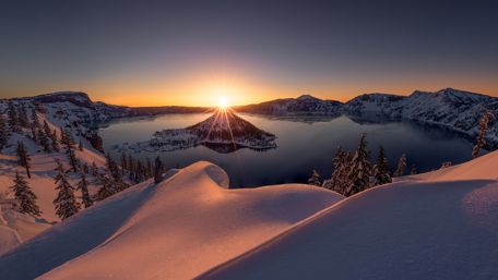 Wizard Island - Crater Lake National Park wallpaper