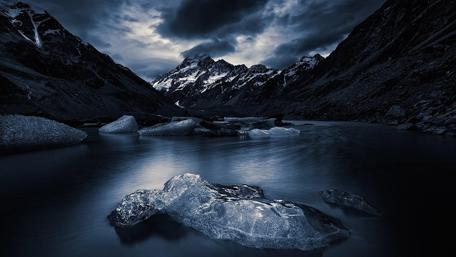 Hooker Glacier - Aoraki/Mount Cook National Park wallpaper