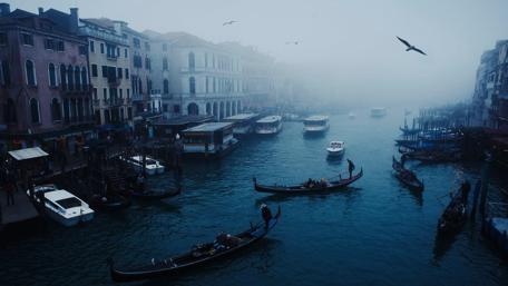 Grand Canal at dusk wallpaper