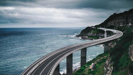 Sea Cliff Bridge, Clifton, Australia - Grand Pacific Drive wallpaper