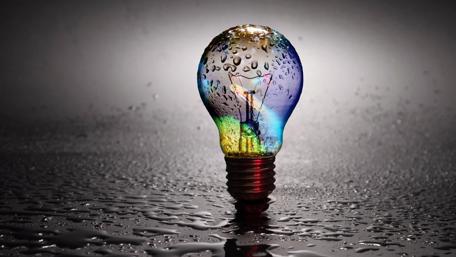 Light bulb colors wallpaper