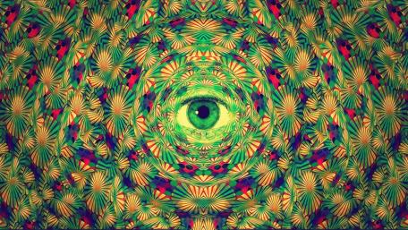 Trippy eye wallpaper