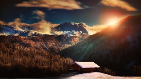 Alps, France wallpaper