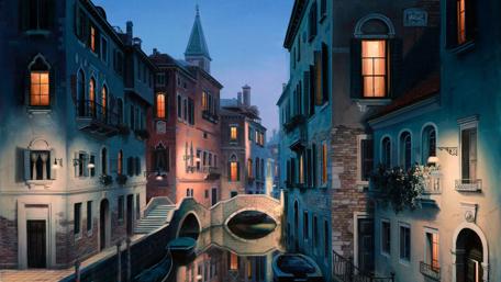Venice - Painting art wallpaper
