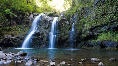 Triple Falls - Hana, Maui, Hawaii wallpaper