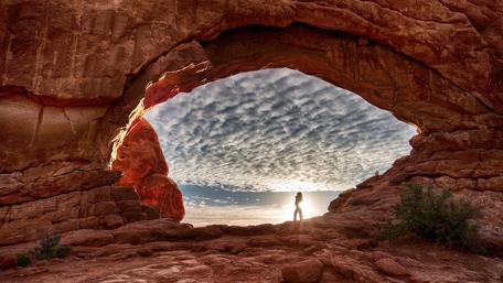 North Window Arch - Arches National Park wallpaper