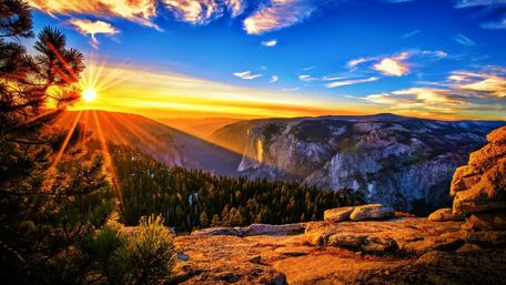 Sentinel Dome vista (Yosemite National Park) wallpaper