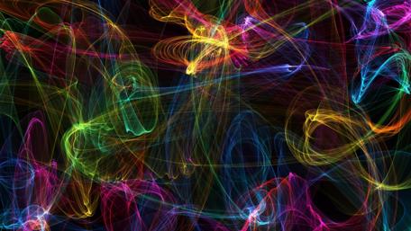The path of light wallpaper