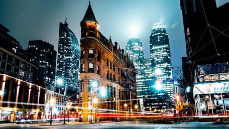 Gooderham Building between Front Street and Wellington Street, Toronto wallpaper