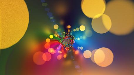 Bokeh lights abstract art wallpaper
