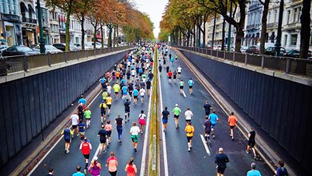 City Marathon race wallpaper