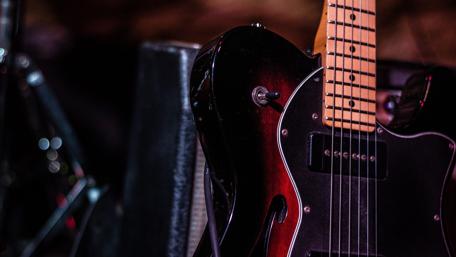 Dark Mystique of the Electric Guitar wallpaper