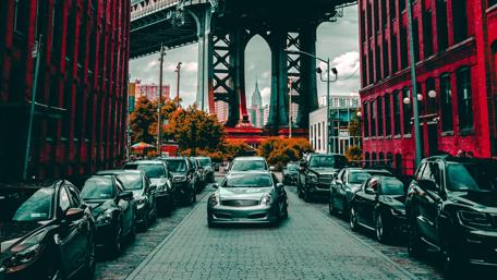 Infiniti car on the street wallpaper