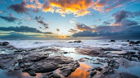 Hawaiian sunset wallpaper