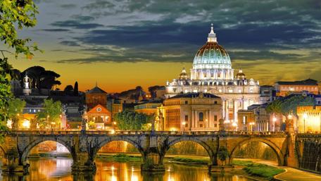 Vatican at Dusk wallpaper