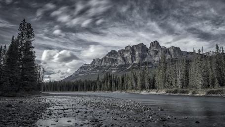 Castle Mountain (Banff National Park) wallpaper
