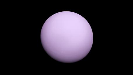 Ethereal Planet in Minimalist Space Scene wallpaper