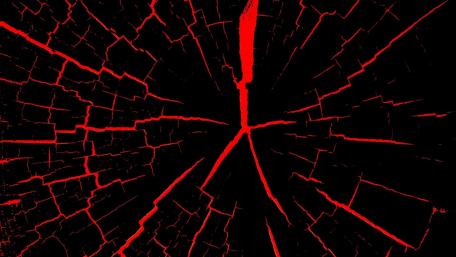 Red wood cracks wallpaper